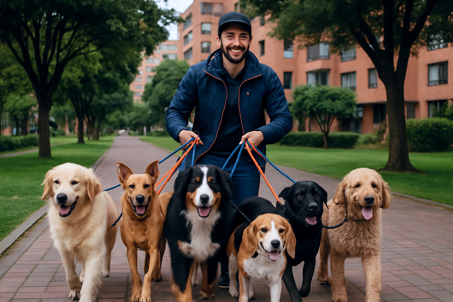 Paseador de perros profesional